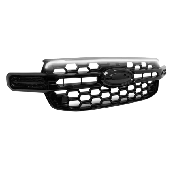 Ford Ranger Next Gen T9 (2023+)Gloss Black Grill  With Top LED