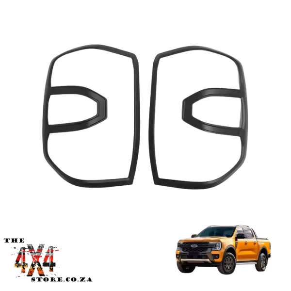 Ford Ranger Next Gen T9(2023+) Tail Light Trim  (XLT/Wildtrack) Matt Black