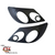 Toyota Fortuner (2005-2008) Head Light Trim Matt Black