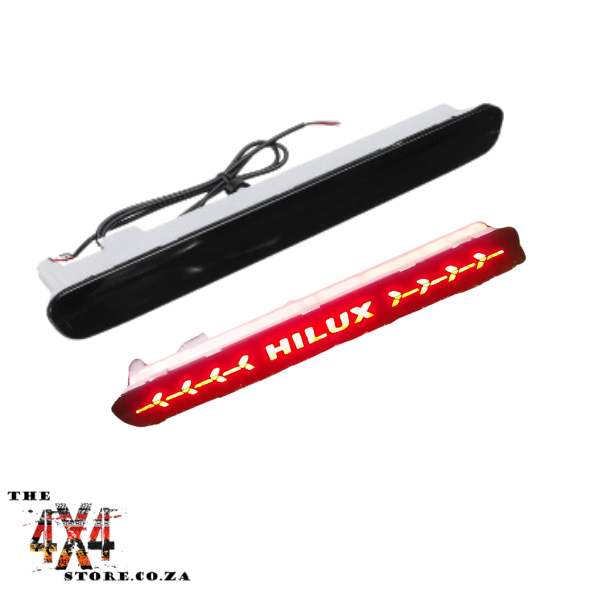 Toyota Hilux (2016) LED Tailgate Brake Light (Red &quot;HILUX&quot; Logo)