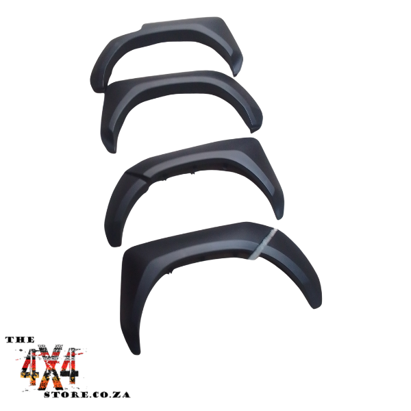 Toyota Hilux GR type fender flares matt black (6 pce)