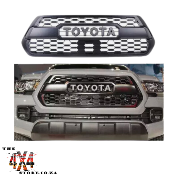 Toyota Hilux(2018+) Rocco Grill Silver Lettering