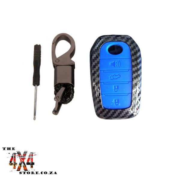 Toyota A - Style Key Cover  4 Button Carbon Fibre