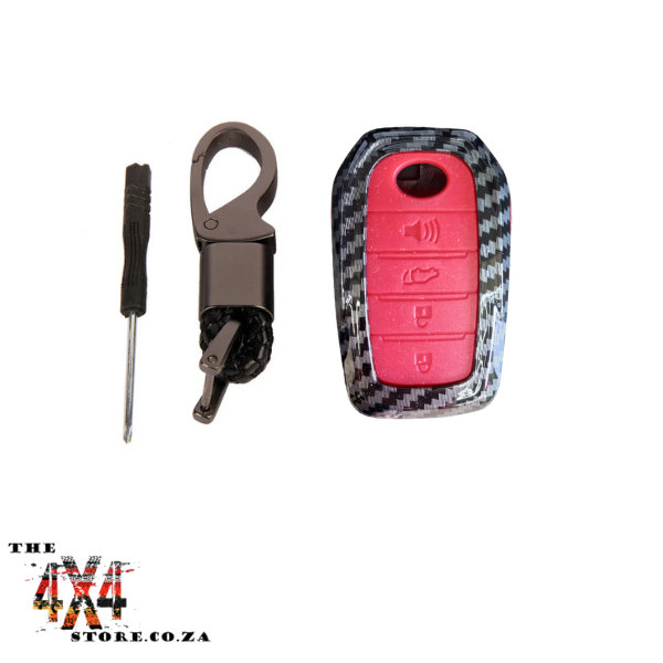 Toyota A - Style Key Cover  4 Button Carbon Fibre