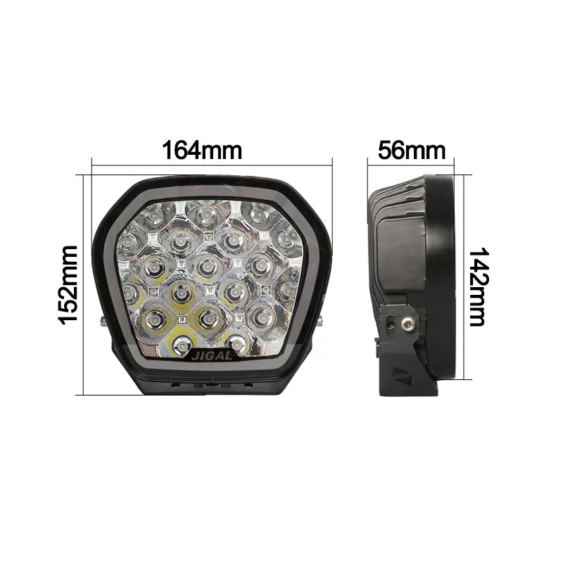 7 Inch Spot Light 7D Set