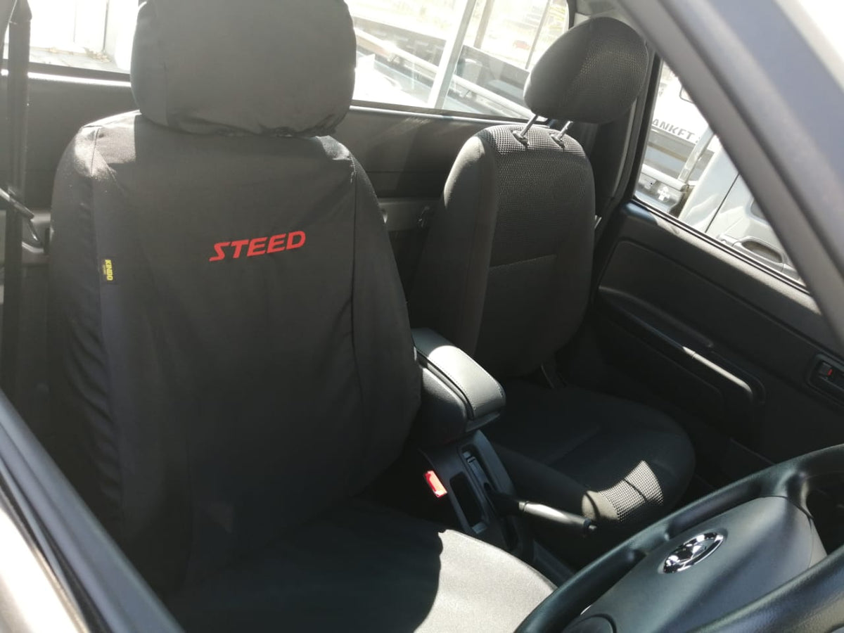 Kindo Seat Covers GWM Steed Single Cab (2014-2020) - Black