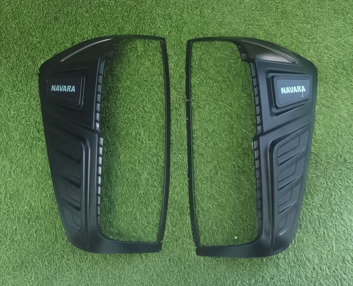 Nissan Navara 2021+ High version Tail light covers matt black ...