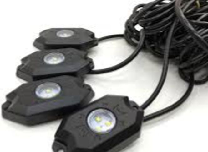 4 Pod LED Rock Light Set