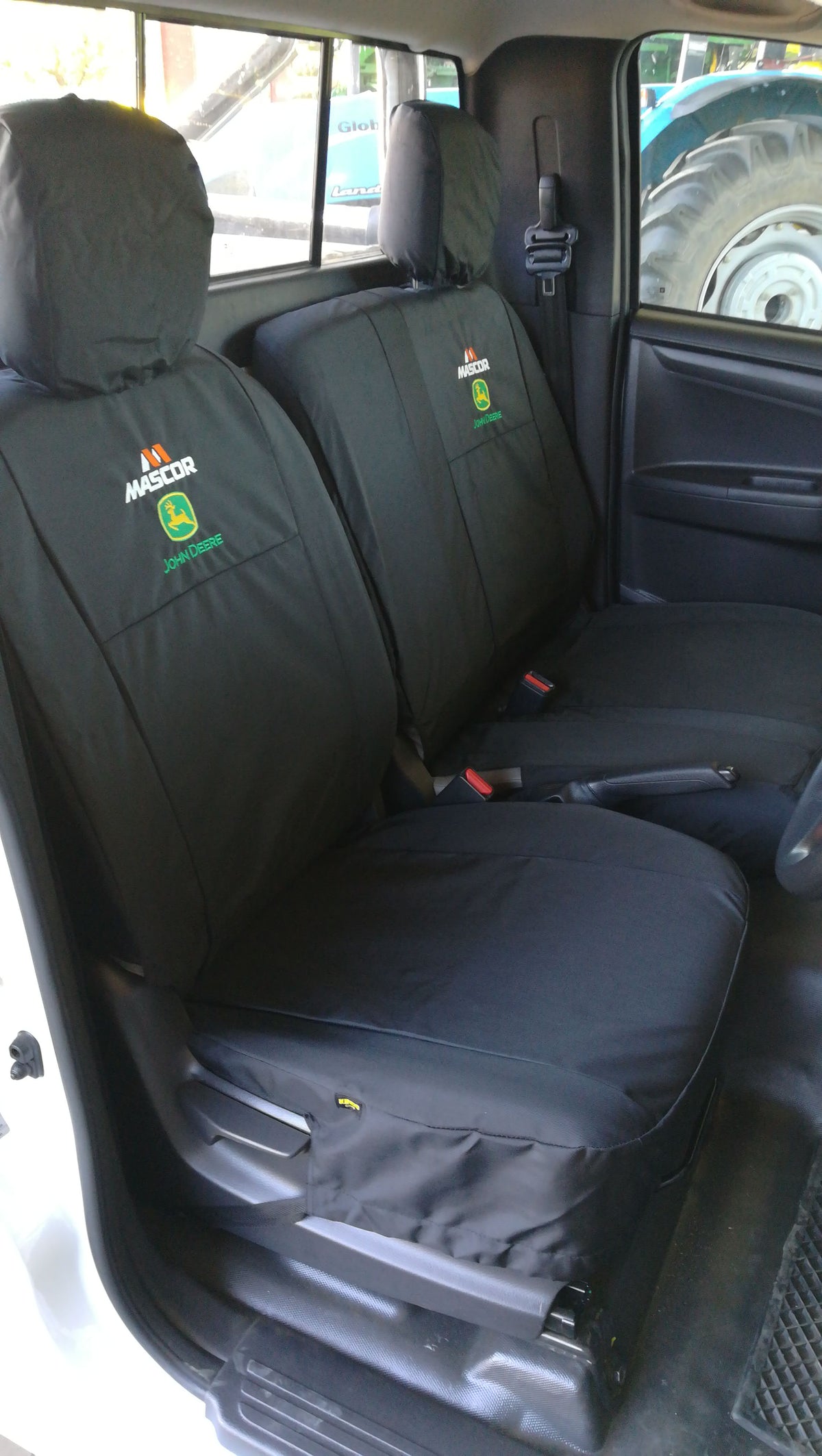 Kindo Seat Covers Isuzu G6 SC/EC Bucket LHR (2013-2021) - Black