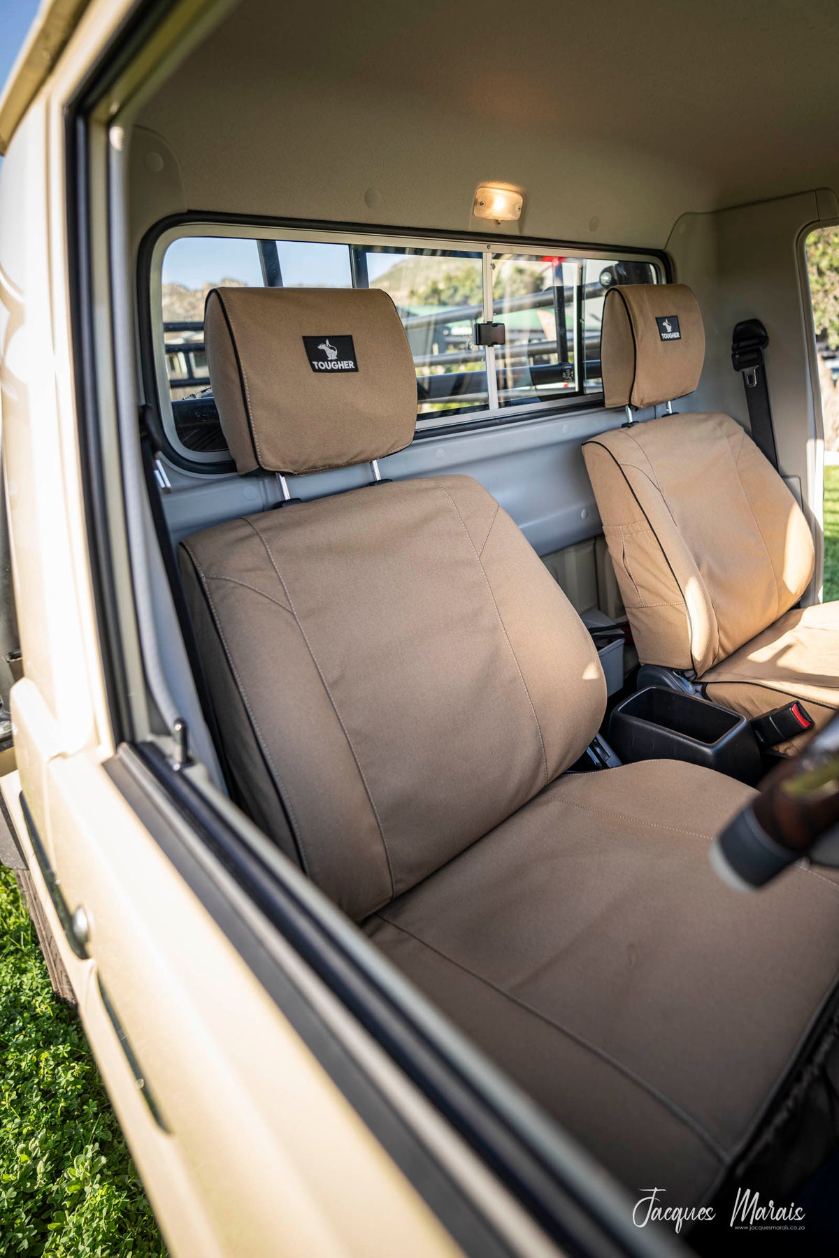 Tougher Seat Cover Land Cruiser 70 Series Single/Double Cab (Two front seats)