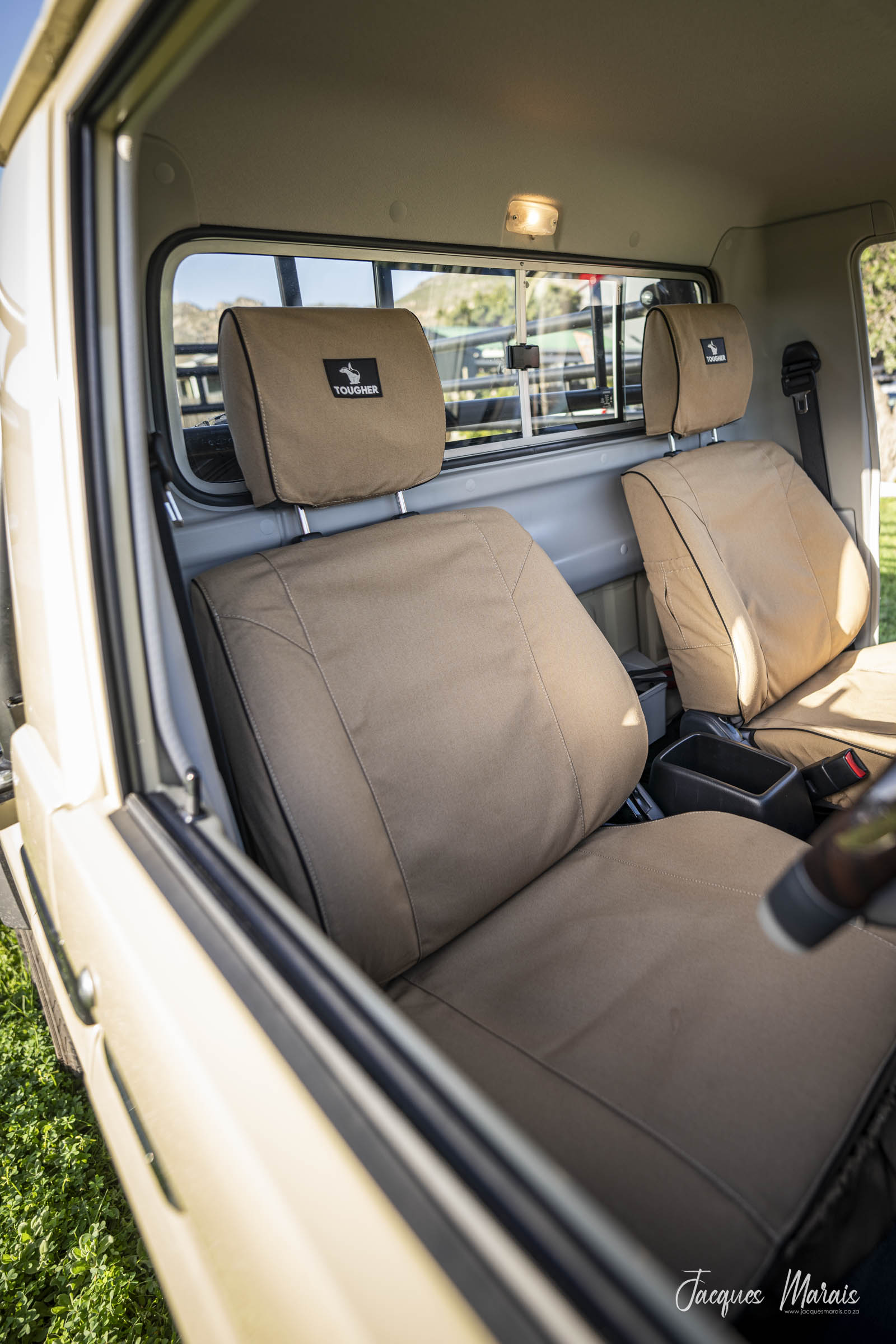 Tougher Seat Cover Land Cruiser 70 Series Single/Double Cab (Two front seats)