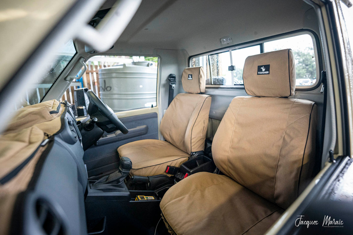 Tougher Seat Cover Land Cruiser 70 Series Single/Double Cab (Two front seats)