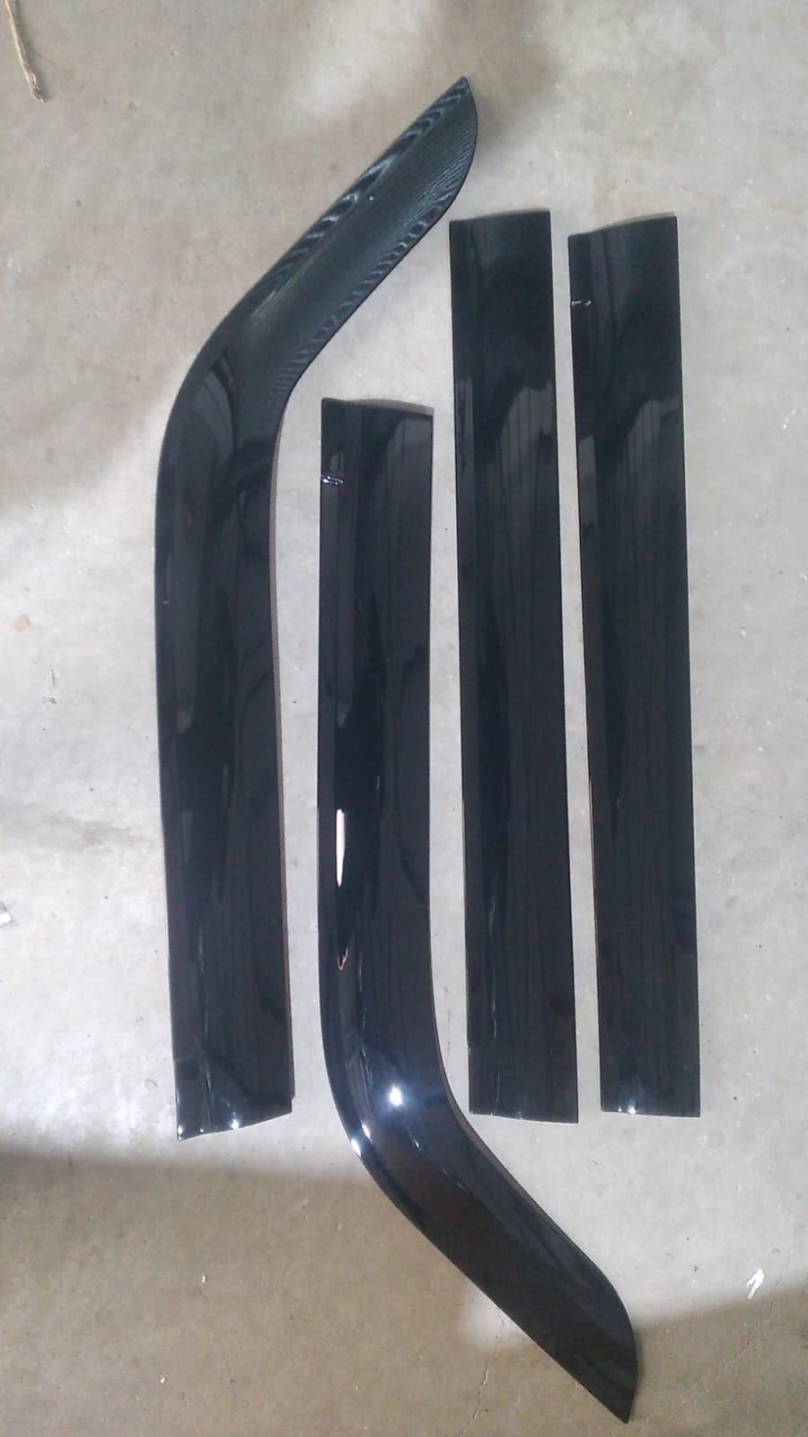 Toyota Land Cruiser Prado 250 (2025+) Weather Guards( Gloss Black)