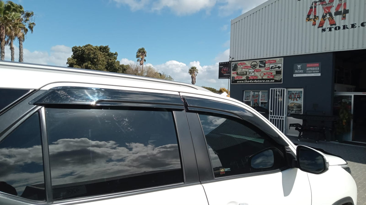 Toyota Fortuner (2016+) Weather Guards  Gloss Black