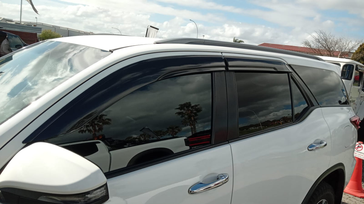 Toyota Fortuner (2016+) Weather Guards  Gloss Black