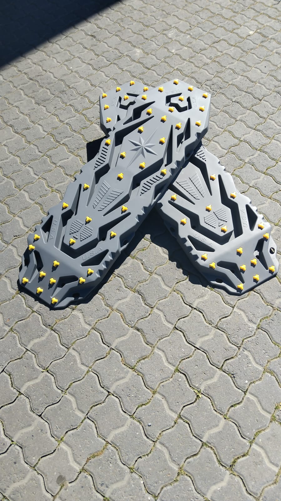 Heavy Duty Recovery Board grey and yellow
