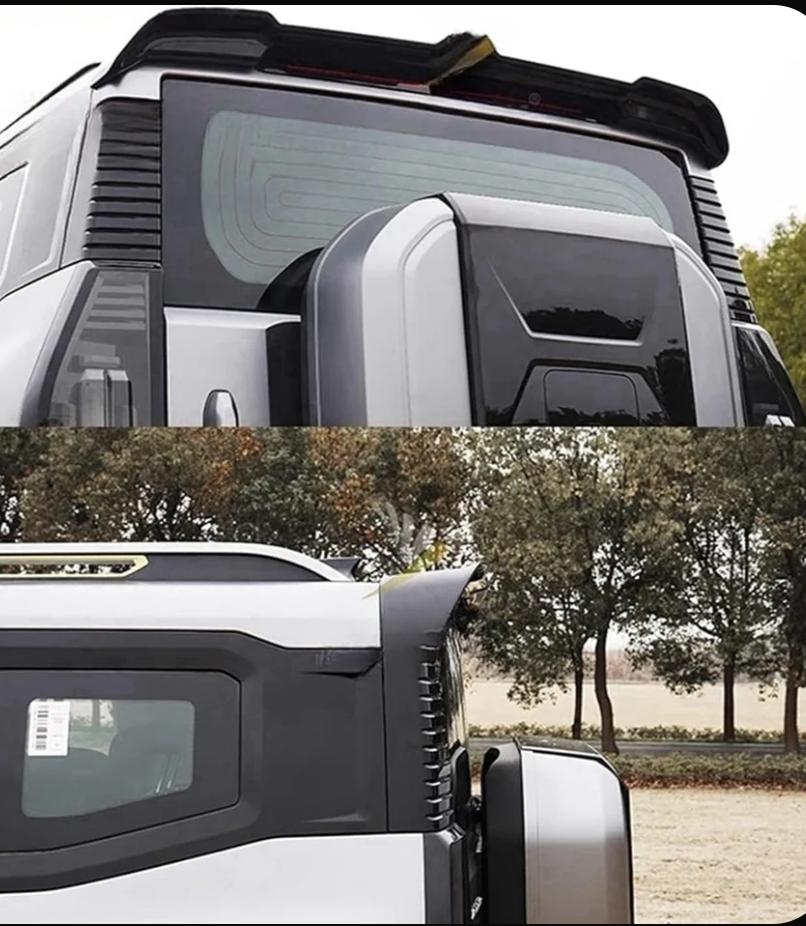 Jetour T2 2025 Defender Type Raer Spoilers Gloss Black