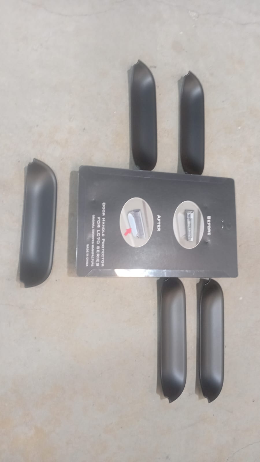 Toyota Land Cruiser 70 Series 5 pcs Door insert Matt Black
