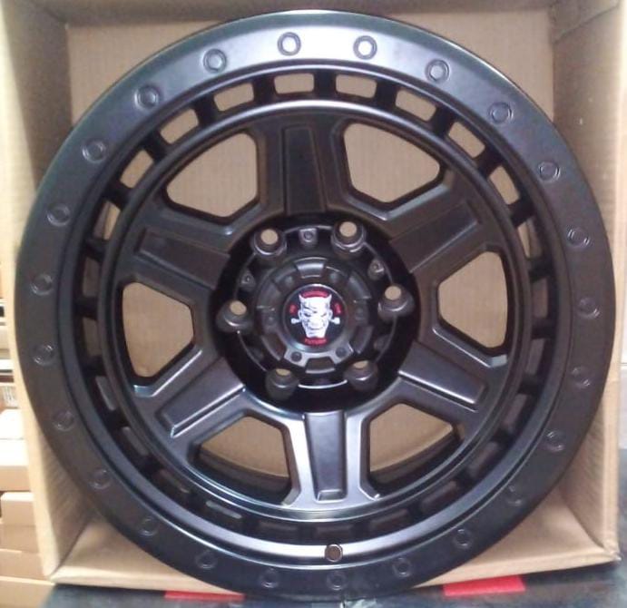 17" Rims Matt Black Set Of 4