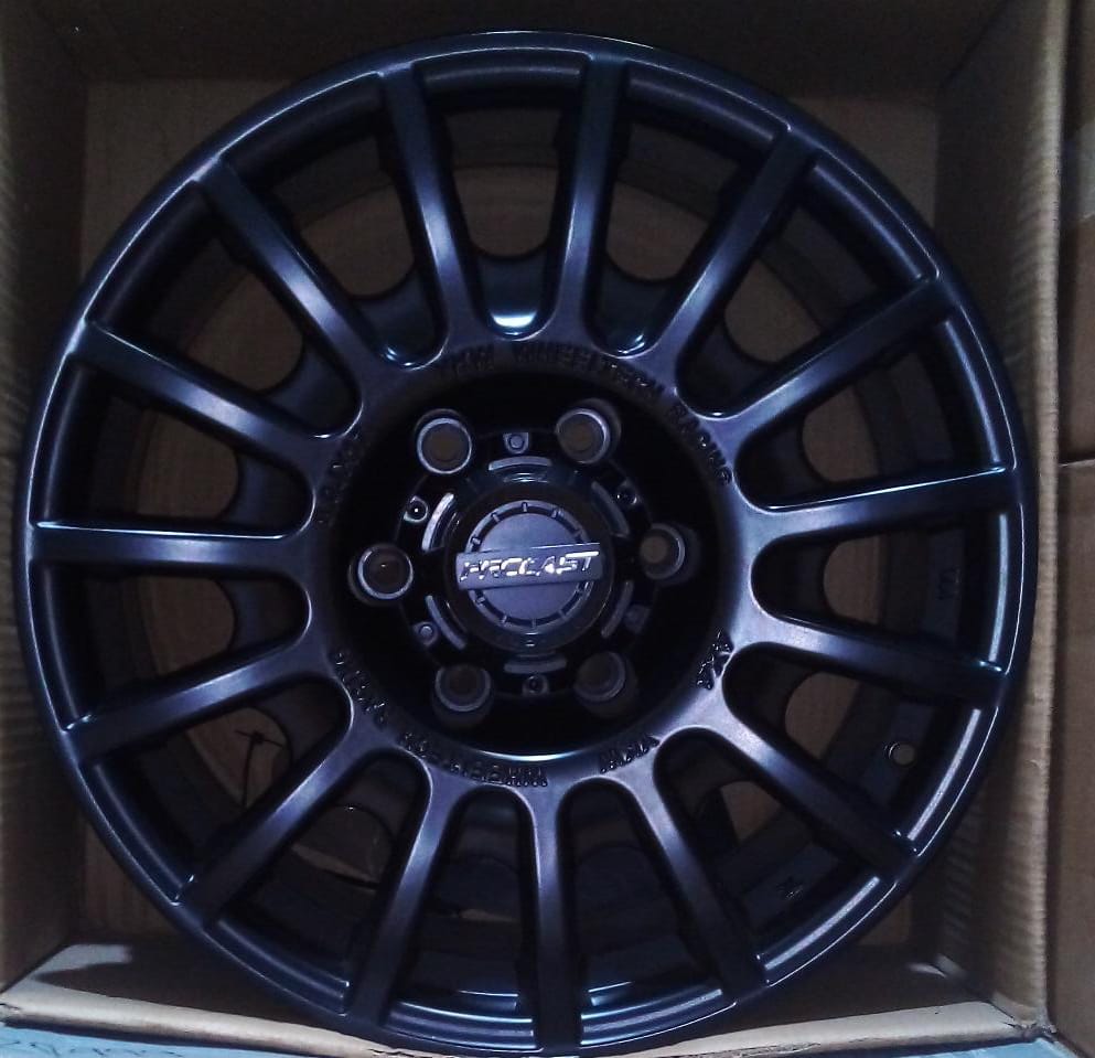 17" Rims Matt Black Set Of 4