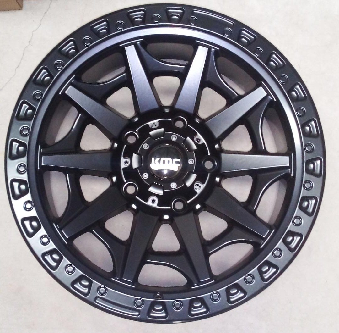 18&quot; Rims Matt Black Set Of 5