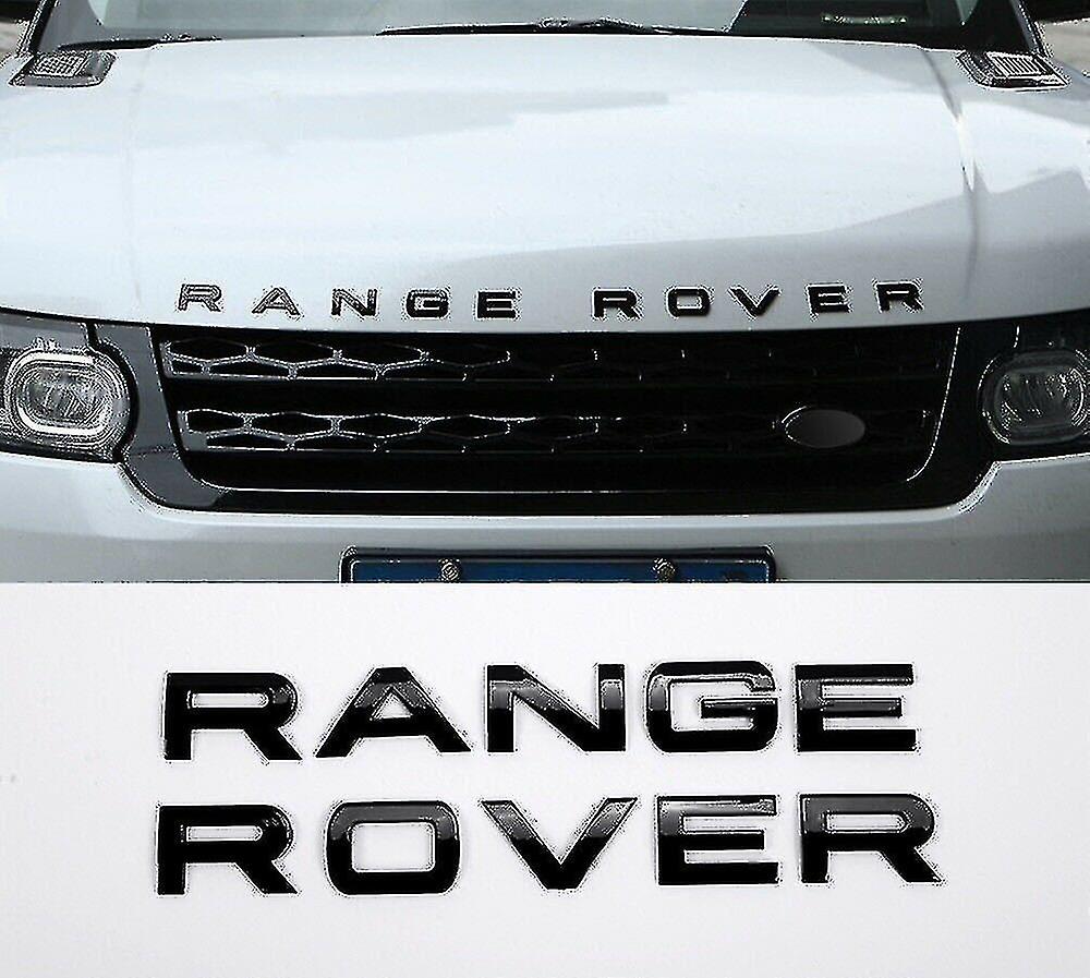 Range rover deals letters for hood