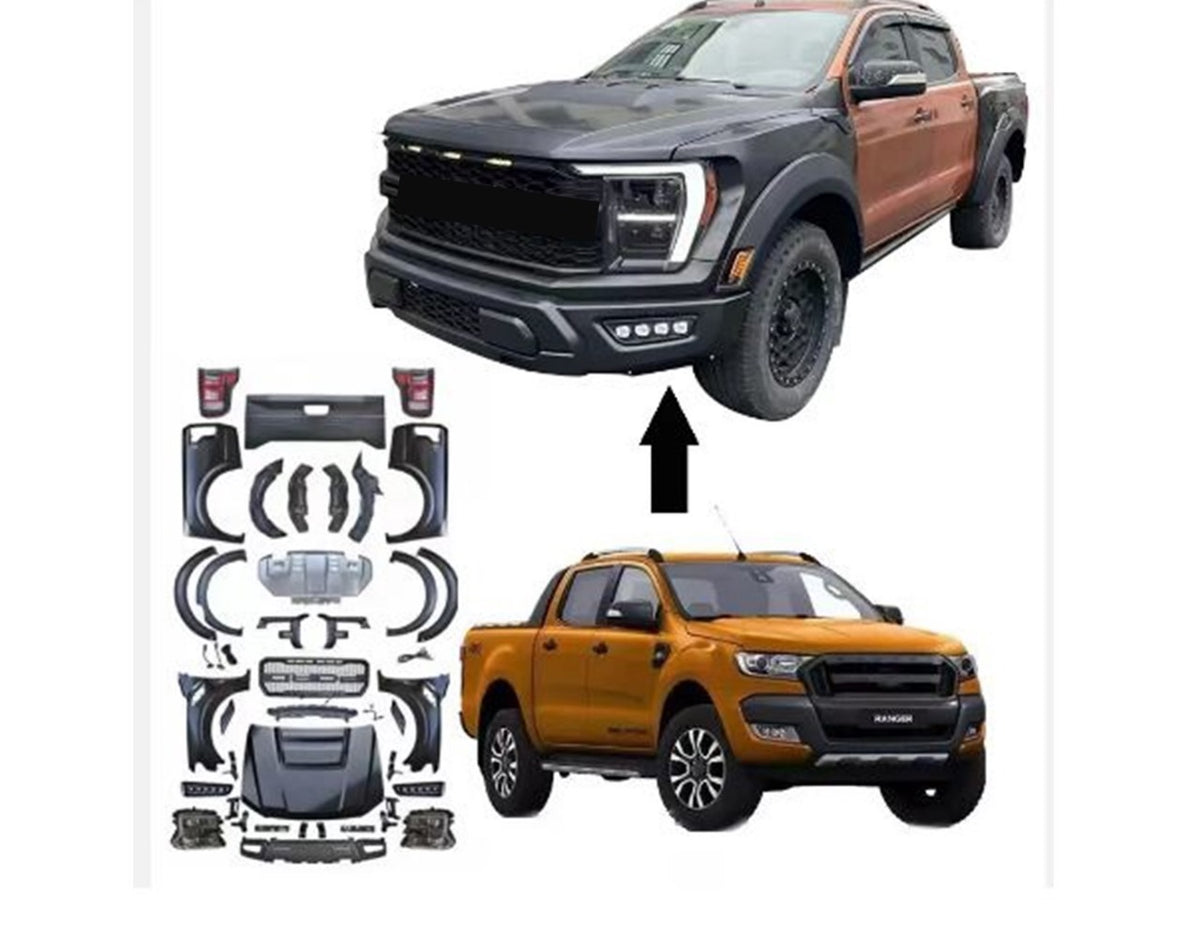 Ford ranger T6/T7/T8 to 2022 Ford F150 Raptor conversion kit