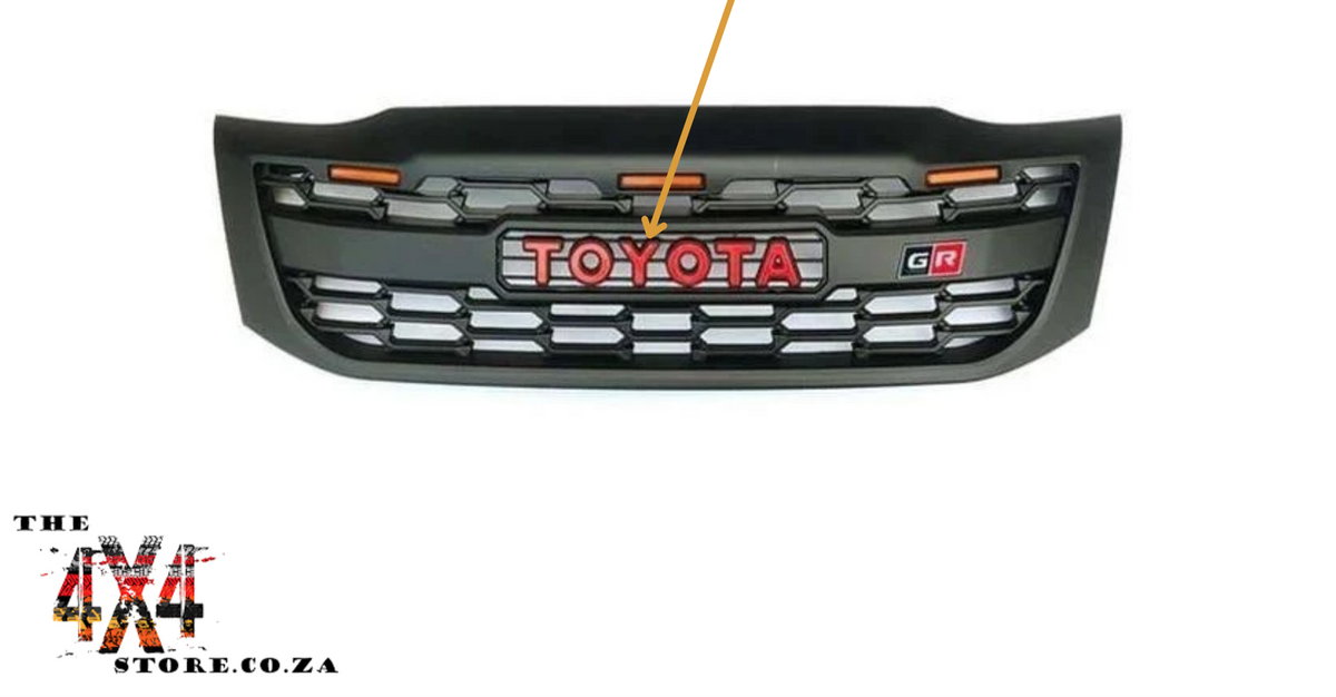 Toyota Hilux Vigo Champ (2012 - 2015) GR Grill With Top LED Matt Black