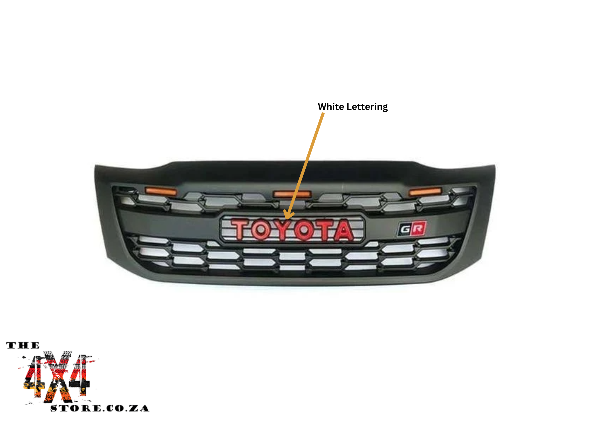 Toyota Hilux Vigo Champ (2012 - 2015) GR Grill With Top LED Matt Black