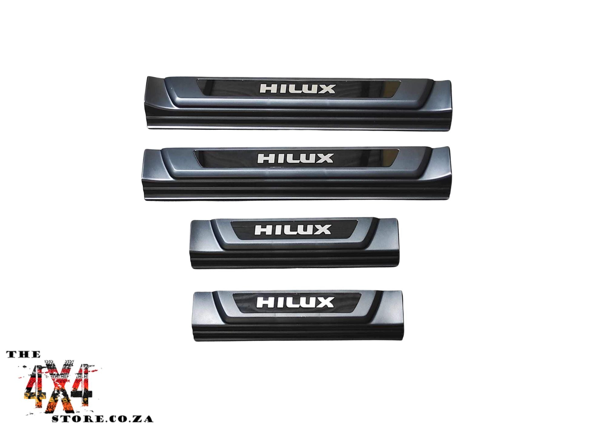 Toyota Hilux/Fortuner 2016+ Scuff Plates with LED Logo