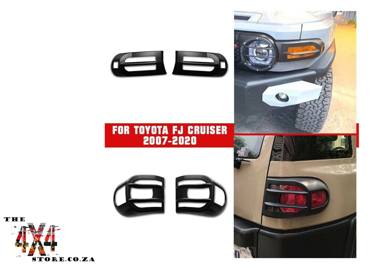 Toyota FJ Cruiser Front Fog Light &amp; Tail Light Covers Set