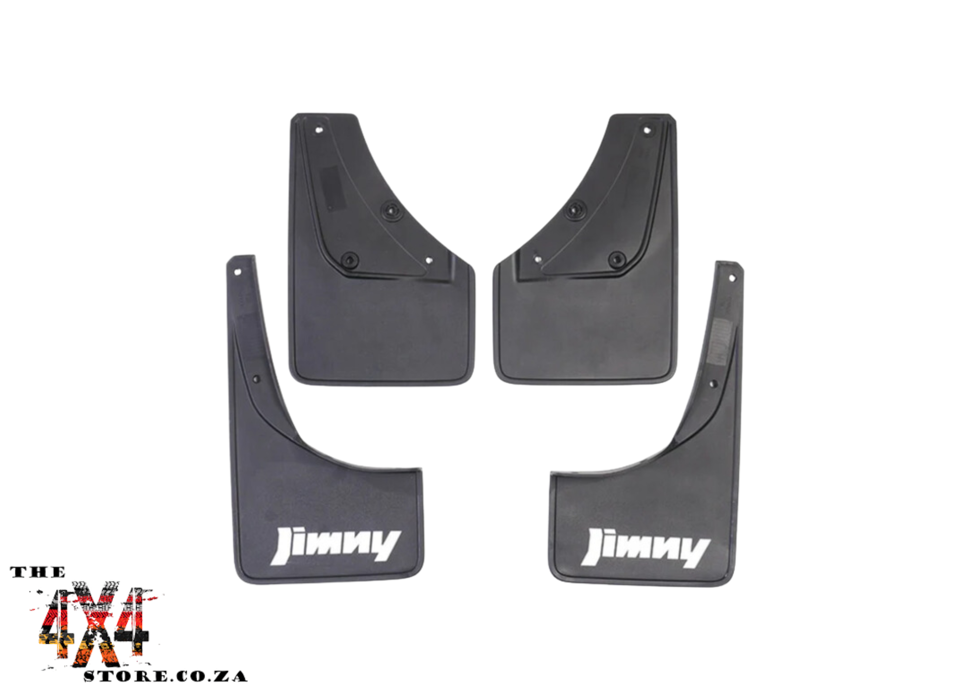 Suzuki Jimny Gen 4 Mudflaps Black (Jimny Logo)