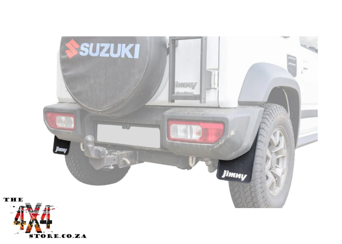 Suzuki Jimny Generation 4 2019+ Mudflap (Jimny Logo) - Black