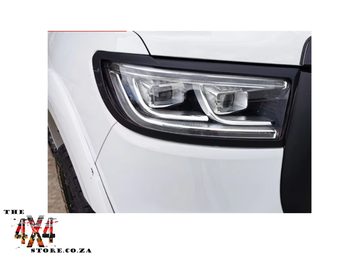 GWM P Series Passenger (2021-2023) &amp; P300  Head Light Trim Matt Black