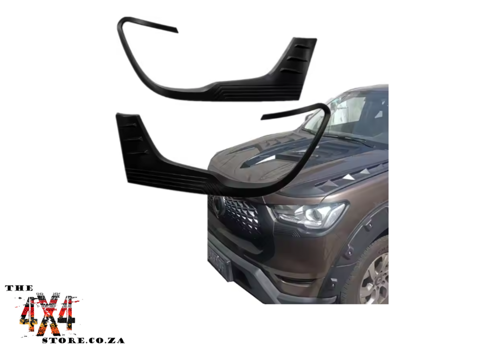 GWM P Series Commercial (2021-2023) Head Light Trim Matt Black