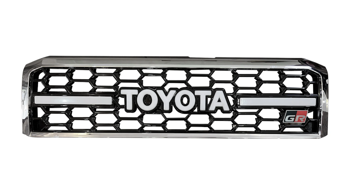 Toyota Land Cruiser 79 GR grill Chrome with LED&#39;s