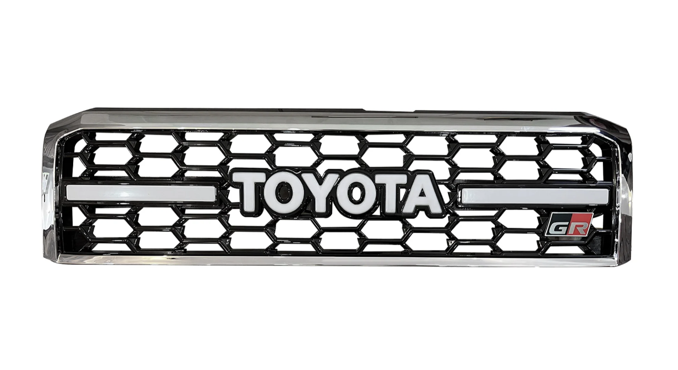 Toyota Land Cruiser 79 GR grill Chrome with LED's