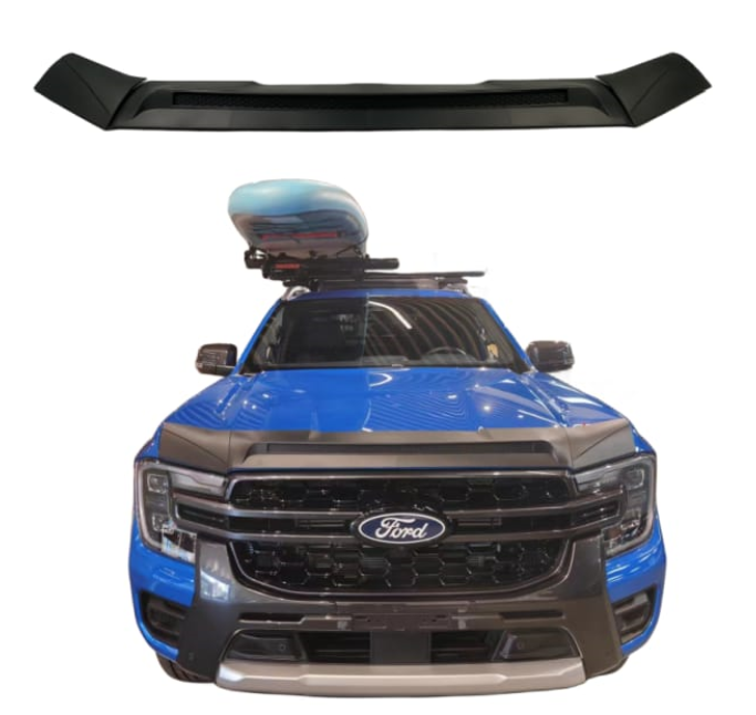 Ford Ranger Next Gen T9 Bonnet guard matt black (STICK ON)