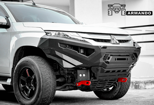 Mitsubishi Triton 2019 - 2023 Armando Spartan Steel front Bumper