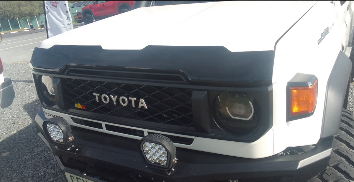 Toyota Land Cruiser 2024 (New Shape) Bonnet guard Matt Black