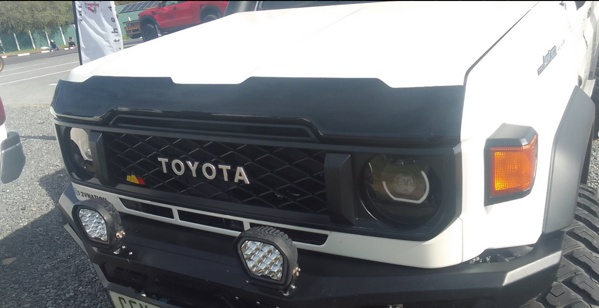 Toyota Land Cruiser 2024 (New Shape) Bonnet Guard Gloss Black