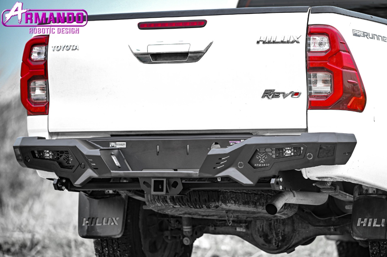 Toyota Hilux 2016+ Armando Combat Rear steel bumper