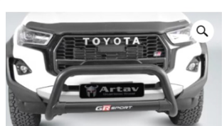 Toyota Hilux GR-S3 (GR Sport) Nudge bar black BS-Hiluxdrs-3