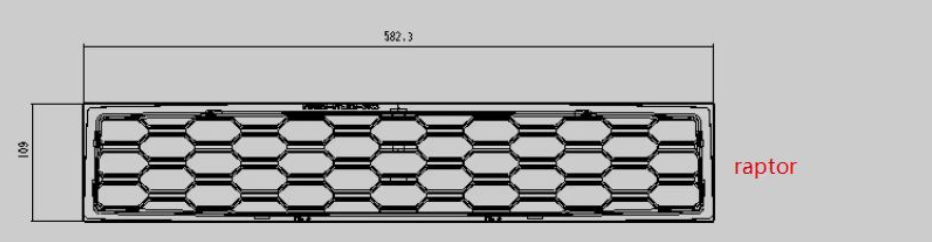 Ford Ranger Next Gen Raptor Intercooler Protector Grill