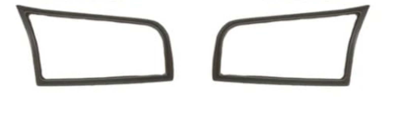 Mitsubishi Triton 2025 Head Light Trims Smooth Matt Black