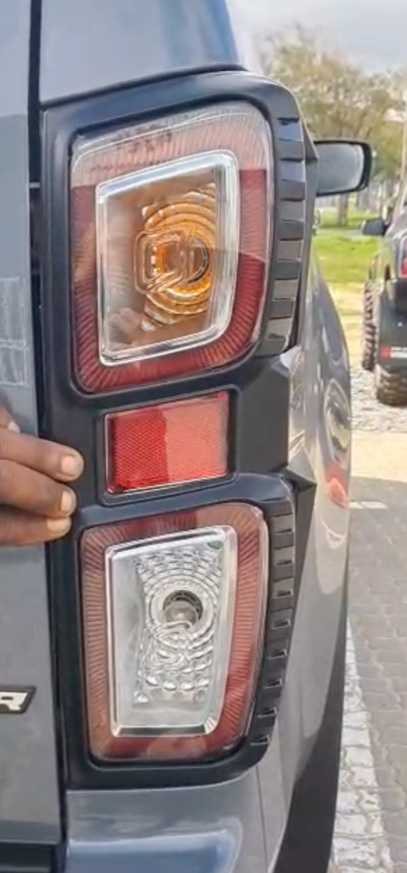 Isuzu Dmax (2022+) Tail Light Trim Matt Black