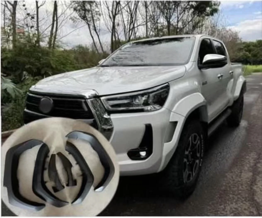 Toyota Hilux Gd6 GR WIDE Style Fender Flares Arches (Fits 2021+ Model Hilux)