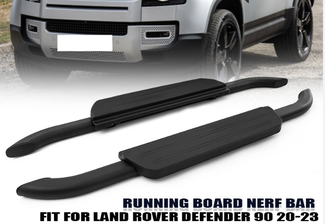 Land Rover Defender 90  2021+  Side Steps Black
