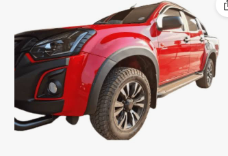 Isuzu Dmax 2012-2020 Fender Flares Smooth Black V1