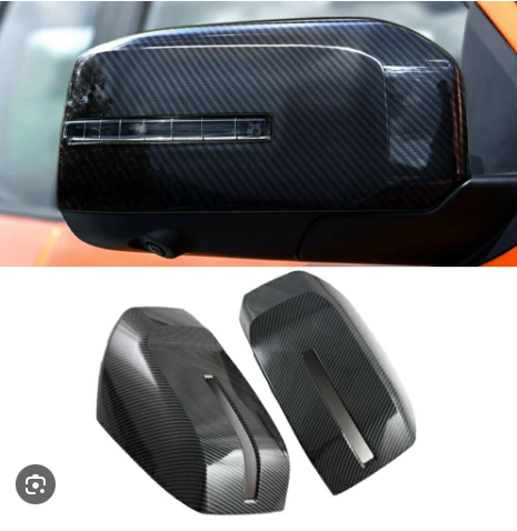 Mitsubishi Triton 2025 Mirror Cover Carbon Fiber look a like